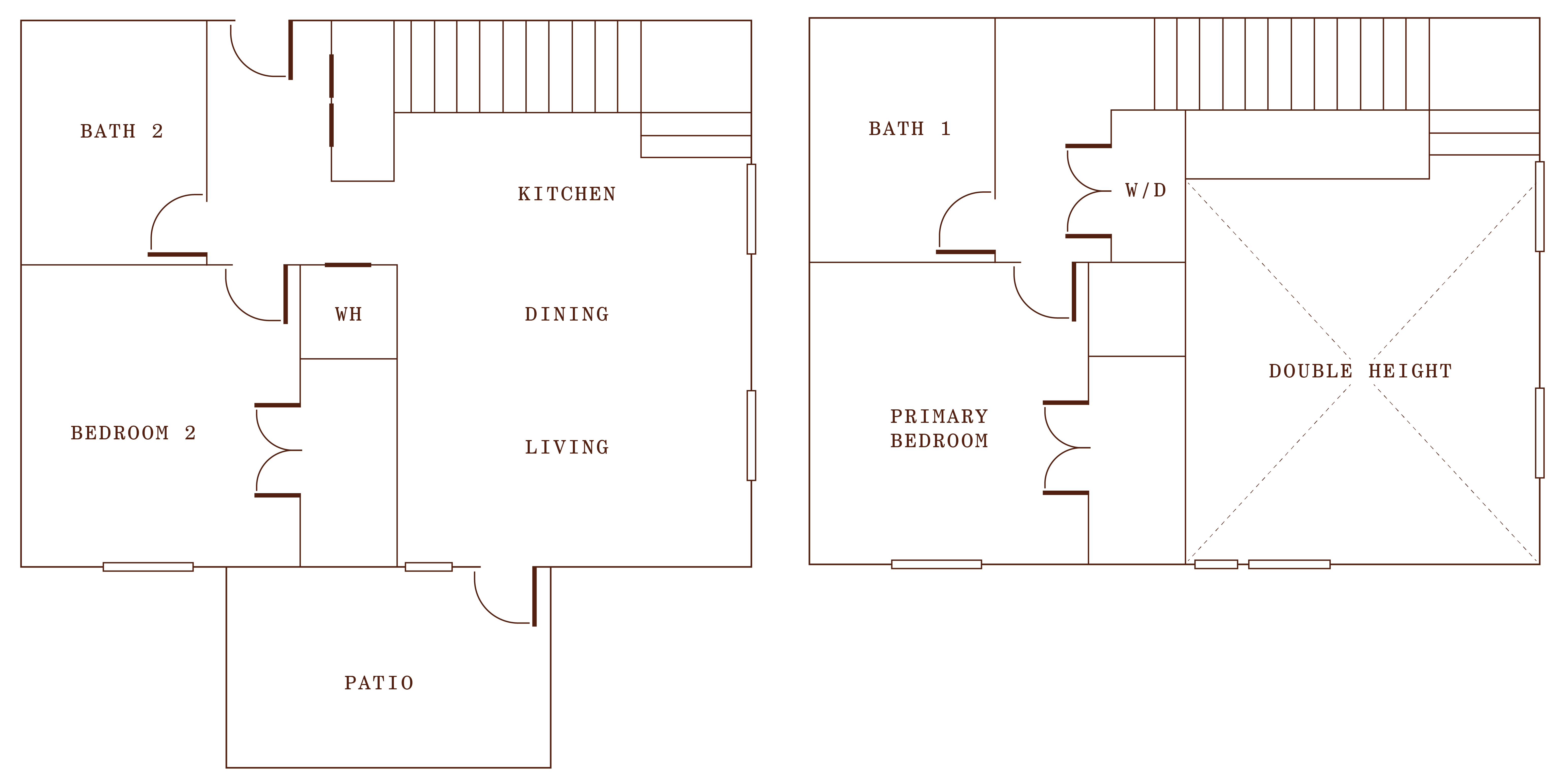 Floorplans 2 Bed 2 Bath Loft (2 King CY View)